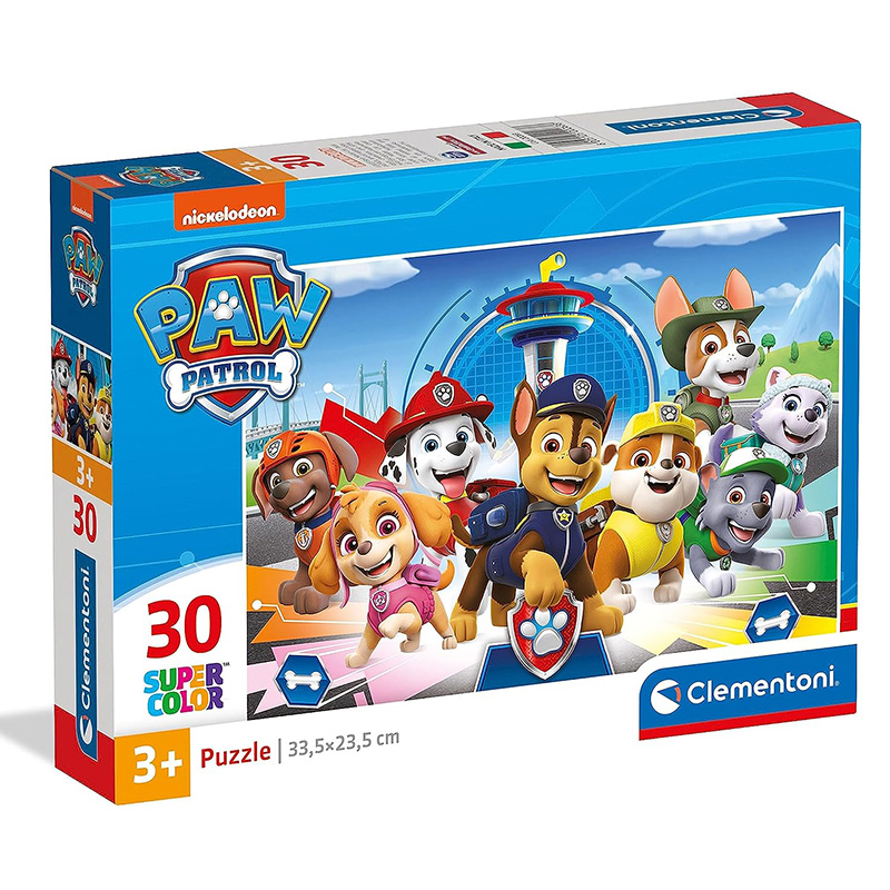 CLEMENTONI PUZZLE BY 30 PIECES PAW PATROL – TOYBEEZ