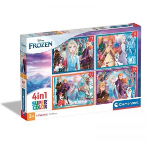 CLEMENTONI PUZZLE 4 IN 1 DISNEY FROZEN