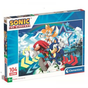 CLEMENTONI PUZZLE BY 104 PIECES SONIC