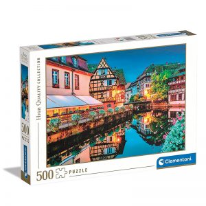 CLEMENTONI PUZZLE BY 500 PIECES OLD TOWN STRASBOURG