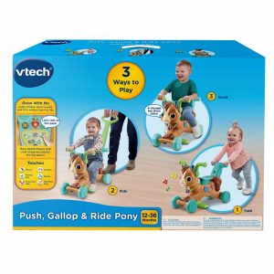 VTECH RIDE-ON PUSH GALLOP & RIDE PONY