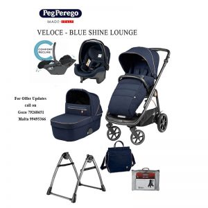 PEG PEREGO VELOCE LOUNGE 3 IN 1 BLUE SHINE