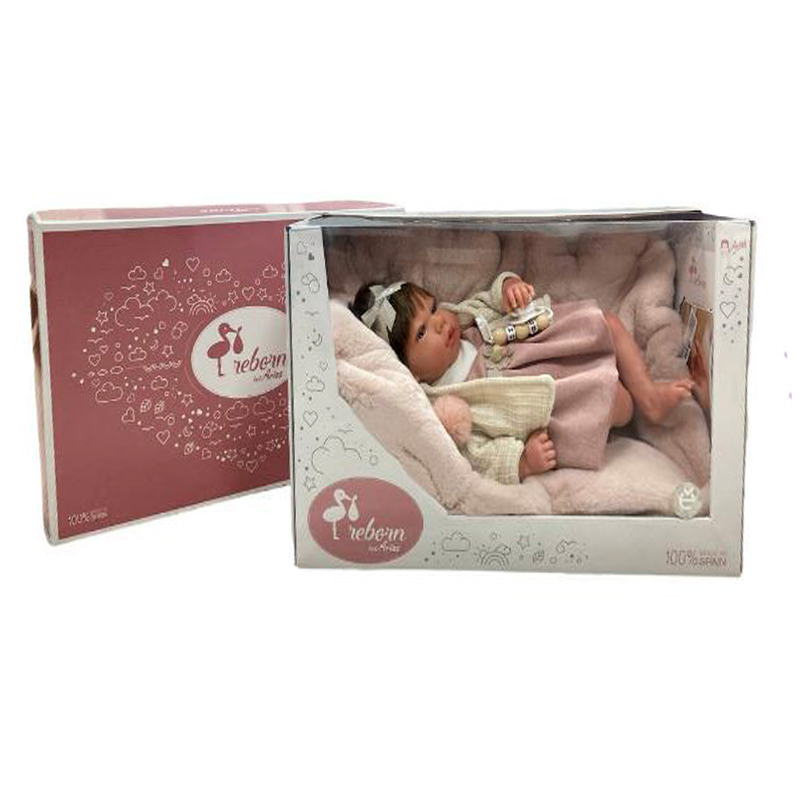 ARIAS REBORN DOLL 40 CM CHLOE W/BLANKET