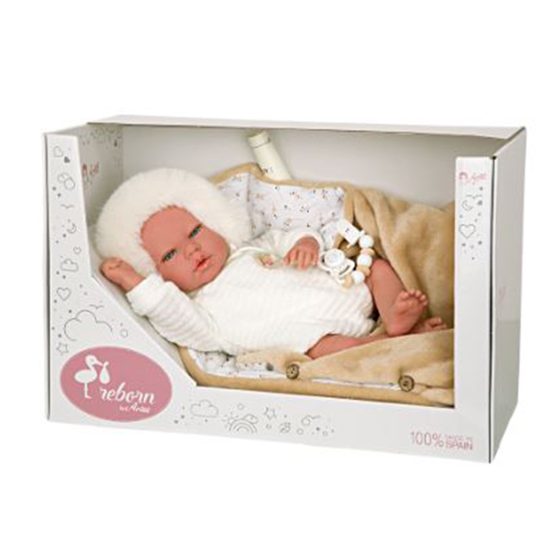 ARIAS REBORN DOLL 40 CM ALEJANDRA W/PACIFIER