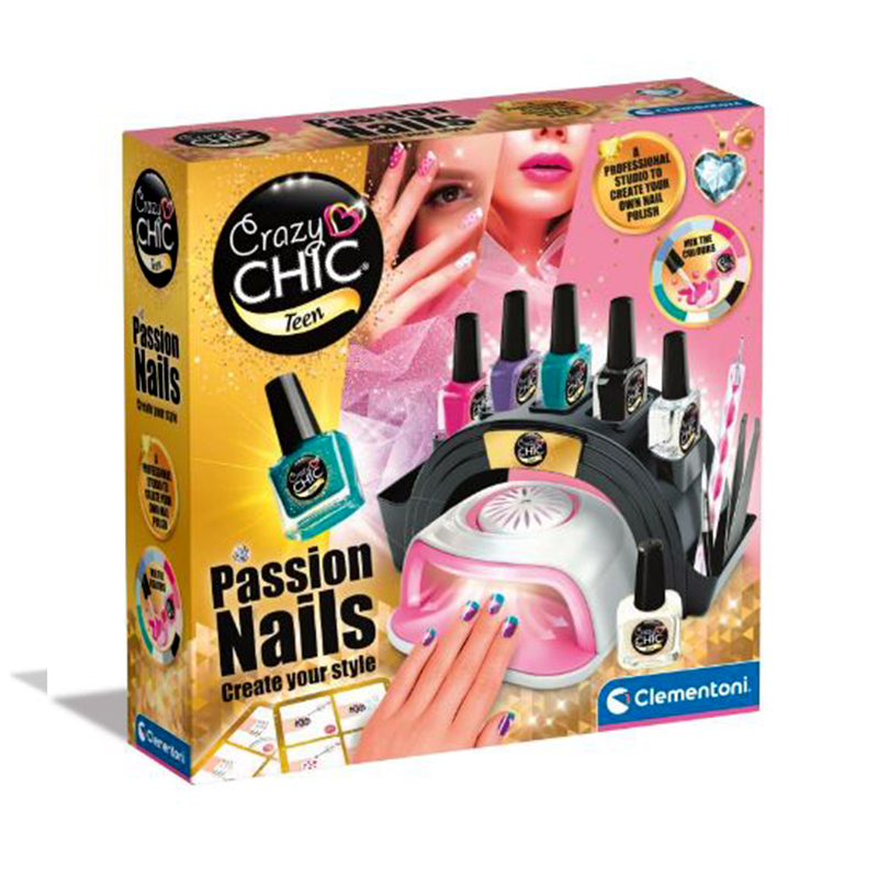 CLEMENTONI CRAZY CHIC TEEN PASSION NAILS KIT