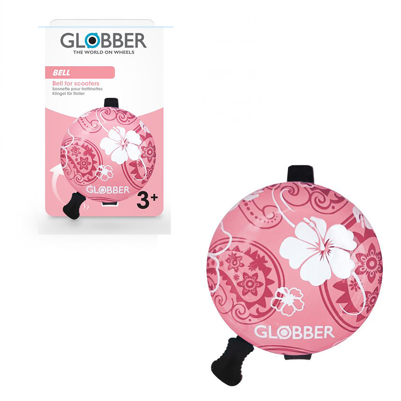 GLOBBER SCOOTER BELL PASTEL PINK