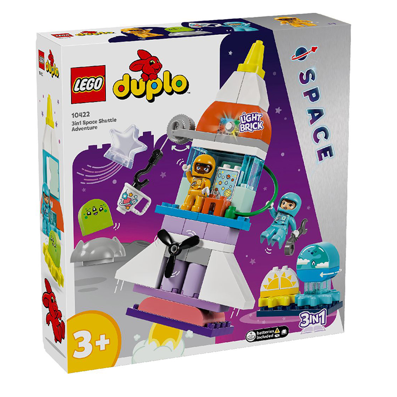 LEGO DUPLO TOWN 3 IN 1 SPACE SHUTTLE ADVENTURE