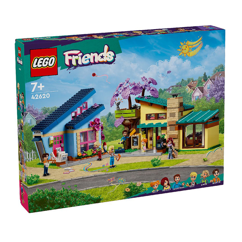 LEGO FRIENDS OLLY & PAISLEY'S FAMILY HOUSES