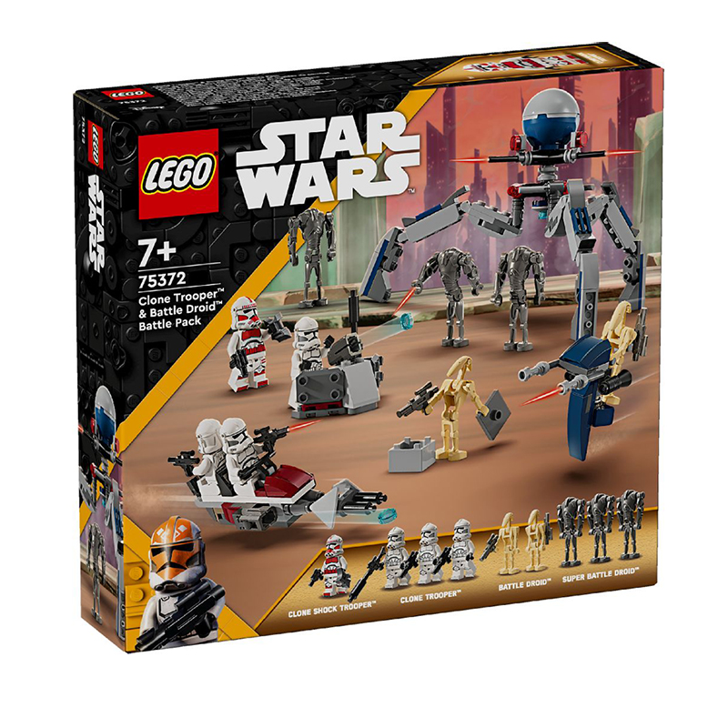 LEGO STAR WARS CLONE TROOPER & BATTLE DROID BATTLE PACK