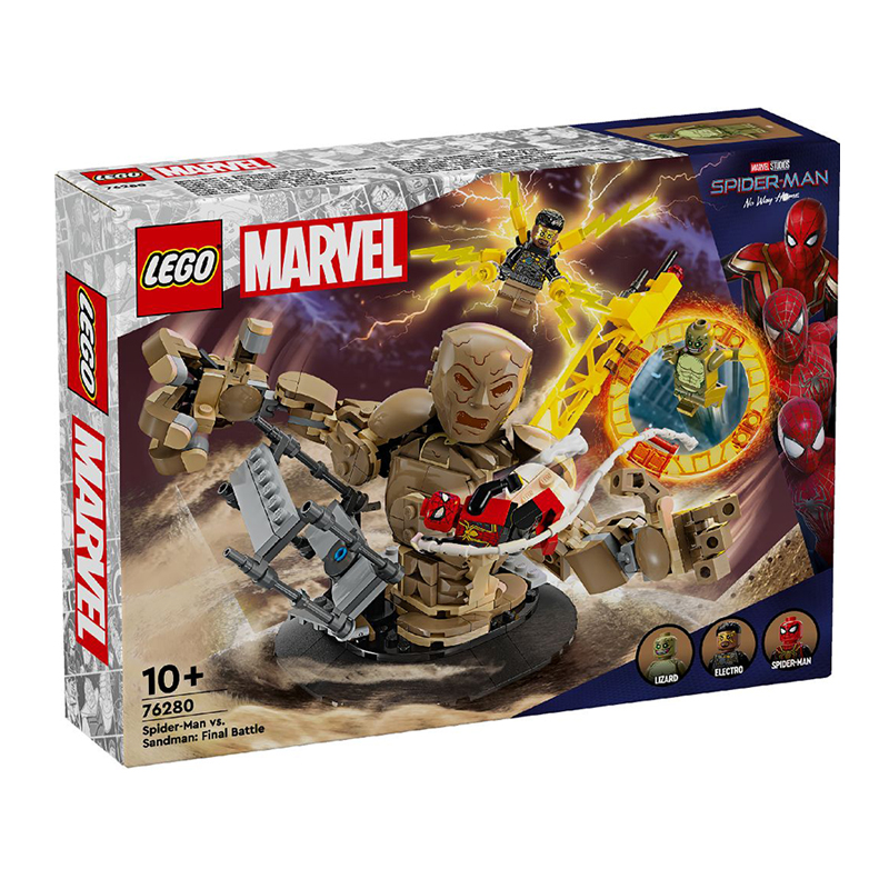 LEGO SUPER HEROES MARVEL SPIDERMAN VERSUS SANDMAN FINAL BATTLE