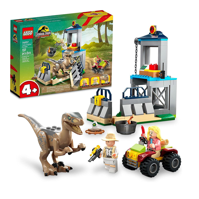 LEGO JURASSIC WORLD VELOCIRAPTOR ESCAPE