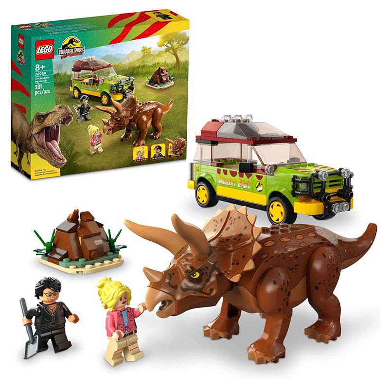 LEGO JURASSIC WORLD TRICERATOPS RESEARCH