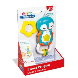 CLEMENTONI BABY LIGHTS & MELODIES PENGUIN RATTLE