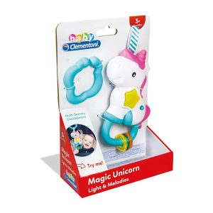 CLEMENTONI BABY LIGHTS & MELODIES UNICORN RATTLE
