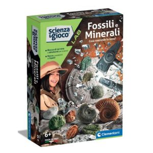 CLEMENTONI SCIENCE & PLAY FOSSILS & MINERALS
