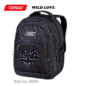 TARGET BACKPACK 2 IN 1 CURVED WILD LOVE 28059