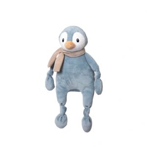 ARTESAVI PENGUIN RATTLE CREAM 30CM