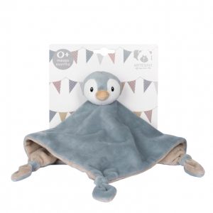 ARTESAVI PENGUIN RATTLE BLANKET 26CM