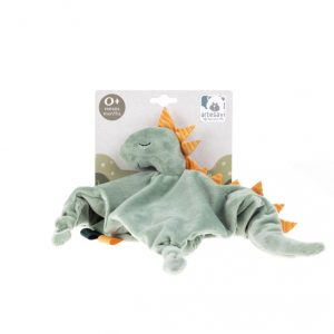 ARTESAVI DINO RATTLE BLANKET 25X25CM