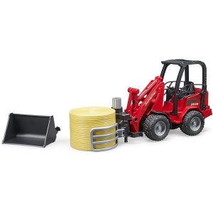 BRUDER SCHÄFFER COMPACT LOADER 2630 WITH BALE GRIPPER & BALE
