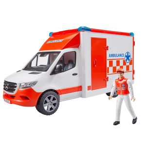 BRUDER MB SPRINTER AMBULANCE WITH DRIVER