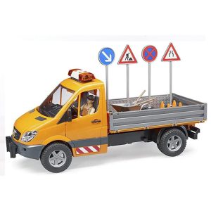 BRUDER MB SPRINTER MUNICIPAL VEHICLE + LIGHT & SOUND MODULE DRIVER & ACC.