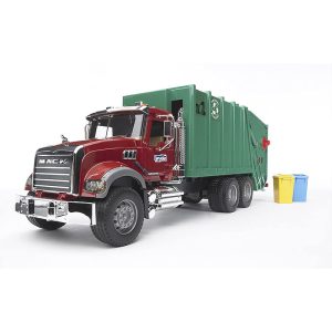 BRUDER MACK GRANITE GARBAGE TRUCK (GREEN)