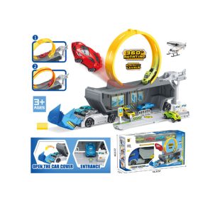 TRANSFORMABLE 3IN1 PARKING LOT CAR TRAILER