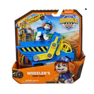 SPIN MASTER PAW PATROL RUBBLE & CREW WHEELER'S DUMP TRUCK