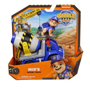 SPIN MASTER PAW PATROL RUBBLE & CREW MIX'S CEMENT MIXER VEHICLE