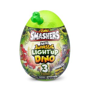 ZURU SMASHERS MINI JURASSIC LIGHT UP DINO EGG