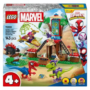 LEGO SPIDEY & GOBBY'S RAPTOR BATTLE AT TREE HOUSE HQ