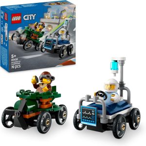 LEGO CITY AIRPLANE VS HOSPITAL BED RACE CAR SET