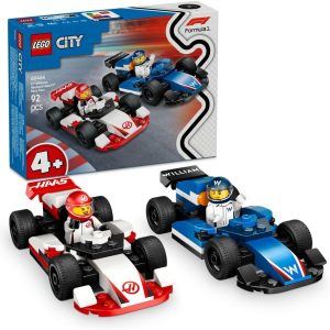 LEGO CITY F1 WILLIAMS RACING  HAAS F1 RACE CARS