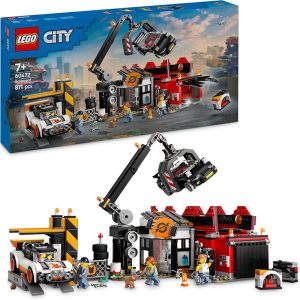 LEGO CITY SCRAPYARD WITH CARS