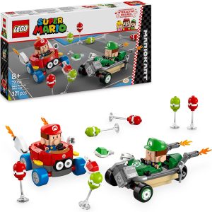 LEGO SUPER MARIO KART BABY MARIO VS LUIGI