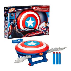 F9302 CAPTAIN AMERICA BLASTER NERF SKYSHOT
