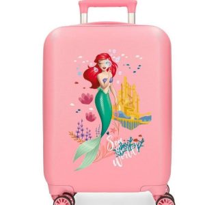 JOUMMA TROLLEY SUITCASE ABS 50 CM.4R. THE LITTLE PINK MERMAID