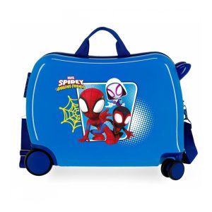 JOUMMA RIDE ON SUITCASE INF.ABS 4R.(2 MULTI.) 45CM. SPIDEY TEAM UP
