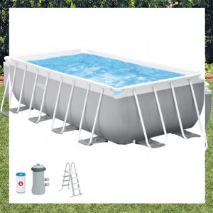 INTEX PRISM FRAME RECT 4M X 2M X 1.22M POOL SET