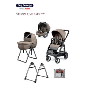 PEG PEREGO VELOCE LOUNGE 3 IN 1 PINE BARK