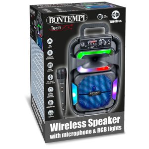 WIRELESS SPEAKER W/ MICROPHONE