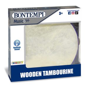 WOODEN TAMBOURINE