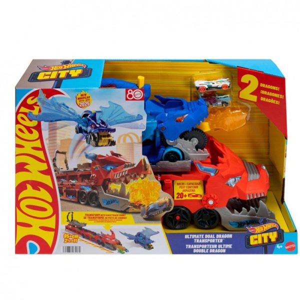 HOT WHEELS ULTIMATE DUAL TRANSPORTER – TOYBEEZ