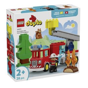 LEGO DUPLO TOWN 10473 - FIRE TRUCK WITH HOSE AND FIREFIGHTER