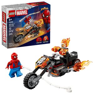 LEGO SUPER HEROES 76335 HEROES MARVEL - SPIDER-MAN VS. GHOST RIDER MOTORCYCLE