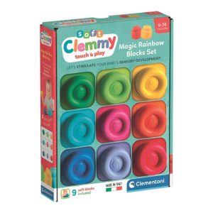 CLEMENTONI BLOCKS BABY CLEMMY 9 SOFT BLOCKS SET