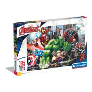CLEMENTONI PUZZLE BY MAXI 104 PIECES THE AVENGERS READY TO FIGHT