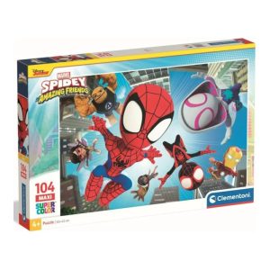 CLEMENTONI PUZZLE BY MAXI 104 PIECES SPIDEY