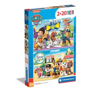 CLEMENTONI PUZZLE 2 BY 20 PIECES PAW PATROL